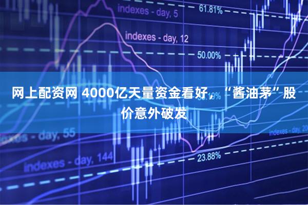 网上配资网 4000亿天量资金看好，“酱油茅”股价意外破发